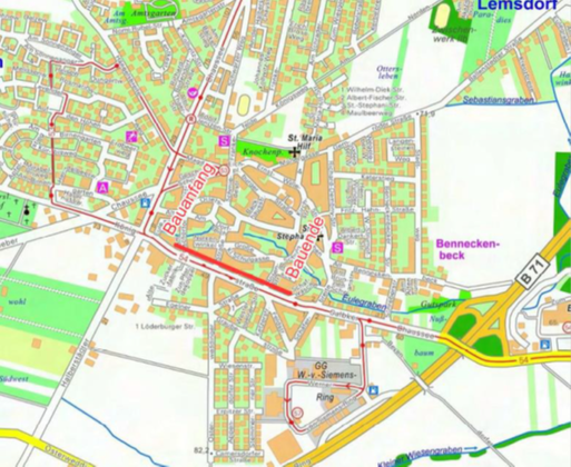 Ausbau Radweg Knigsstrae