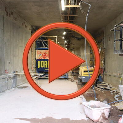 Video: Betonage der letzten Wand 28.01.2022
