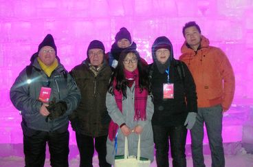 Bild vergrößern: Harbin Eis- und Schneefestival 2016_Reisedelegation