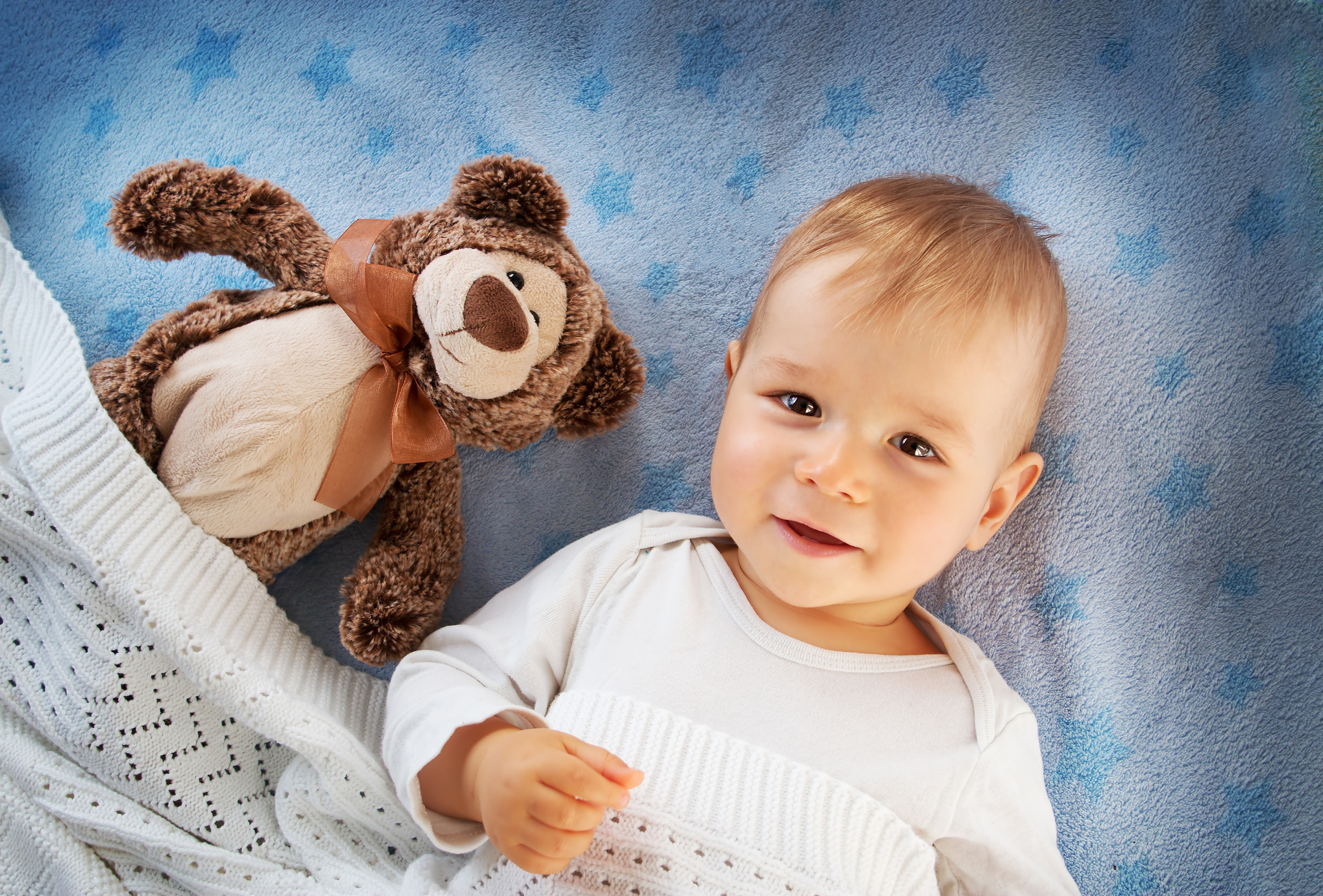 One year old baby with a teddy bear Landeshauptstadt Magdeburg magdeburg