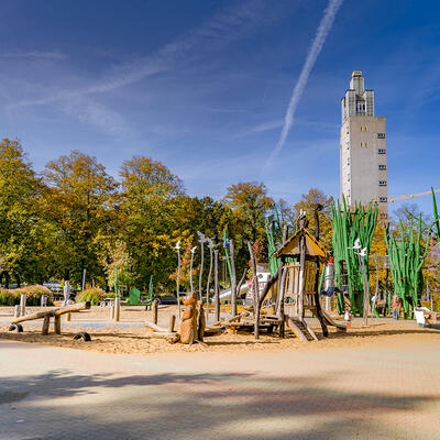 Spielplatz im Stadtpark                              