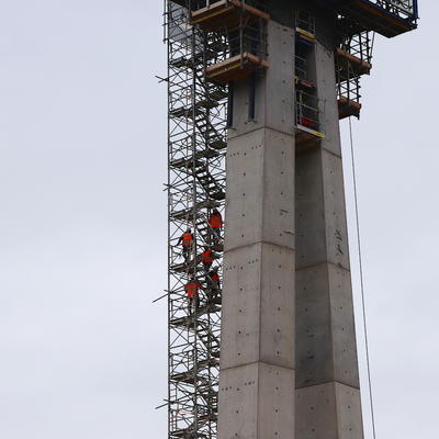 Aufstieg nördlicher Pylon, 09/21