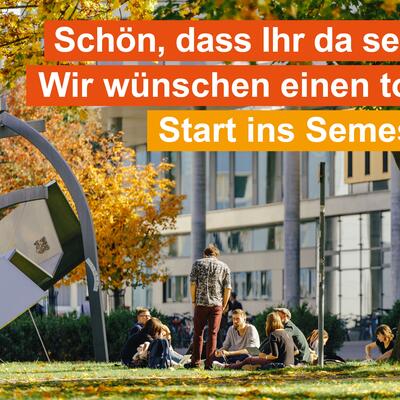 Bild vergrößern: Semesterstart