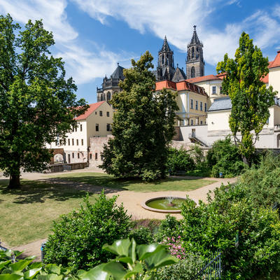 Fürstenwall mit Magdeburger Dom © Andreas Lander