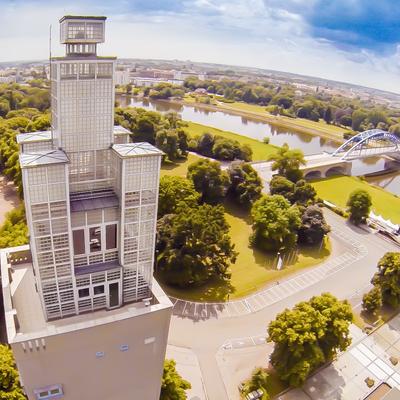 1. Albinmüller-Turm, erbaut: 1927