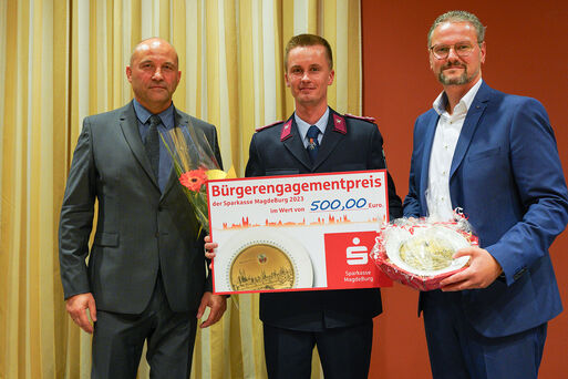 Der Bürgerengagementpreis 2023 für die Freiwillige Feuerwehr Magdeburg Diesdorf