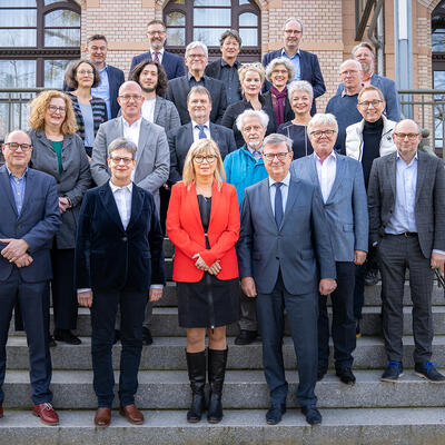 Gruppenbild Mitglieder Preiskomitee Magdeburger Kaiser-Otto-Preis 2025