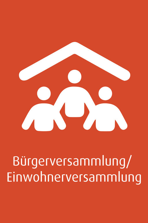 Button Einwohnerversammlung Bürgerversammlung 