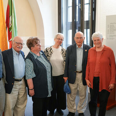 Familienangehörige jüdischer Magdeburger Opfer des NS-Regimes im Rathaus