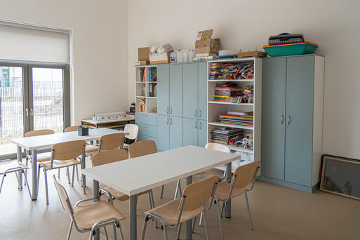 Bild vergrößern: Kreativzimmer ist ein Schwerpunkt des Horts der Schule in Magdeburg Rothensee