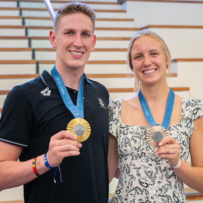 Lukas Märtens und Isabel Gose