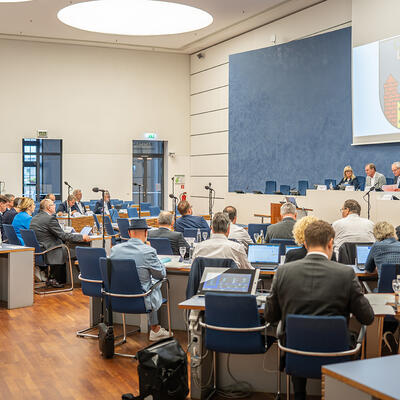 OB-Konferenz der ostdeutschen Städte im Ratssaal