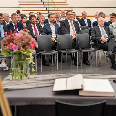 Begrüßung im Kaiserin-Adelheid-Foyer