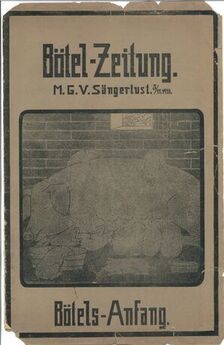 Bild vergrößern: Btelzeitung vom Mnnergesang-Verein "Sngerlust", Magdeburg Neustadt, 1910